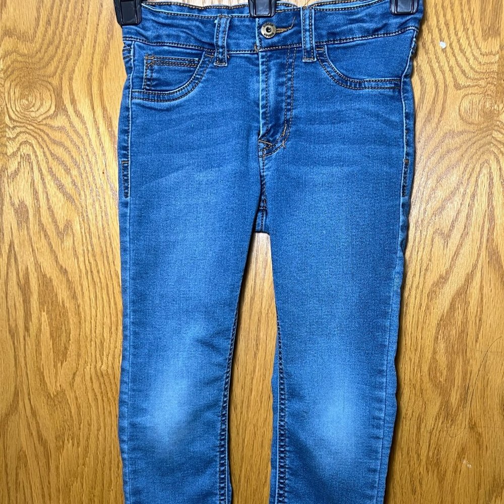 Hudson Medium Wash Skinny Jean Girls Sz 7 Stretchy Adjustable Comfortable